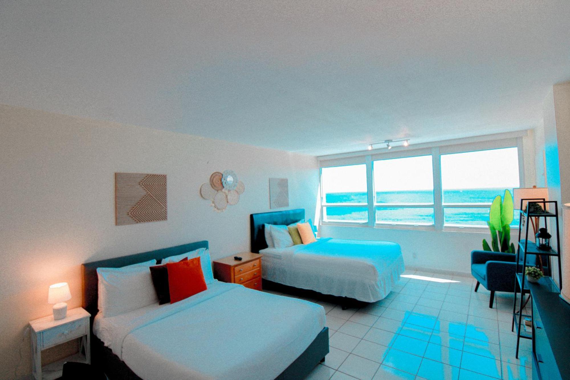 Castle 1733 Ocean View Studio With Direct Beach Access, Pool, Tennis & Free Parking 迈阿密海滩 外观 照片